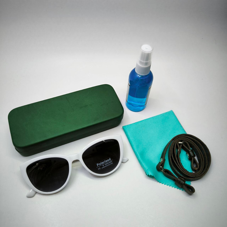 عینک آفتابی زنانه پلاریزه کائوچو بربری BURBERRY مدل 2035