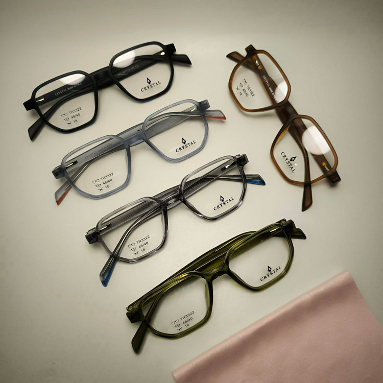 عینک کائوچو طبی CRYSTAL کد 3322