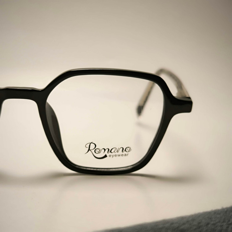 عینک طبی دسته سیمی اسیتیت ROMANO کد 32005