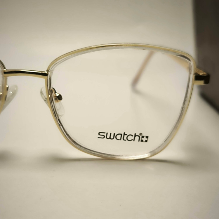 عینک طبی فلزی زنانه SWATCH کد 22021