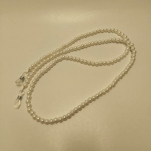 بند عینک سفید مرواریدی