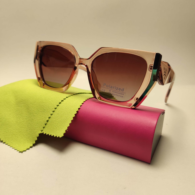 عینک آفتابی زنانه پلاریزد PRADA کد 8828