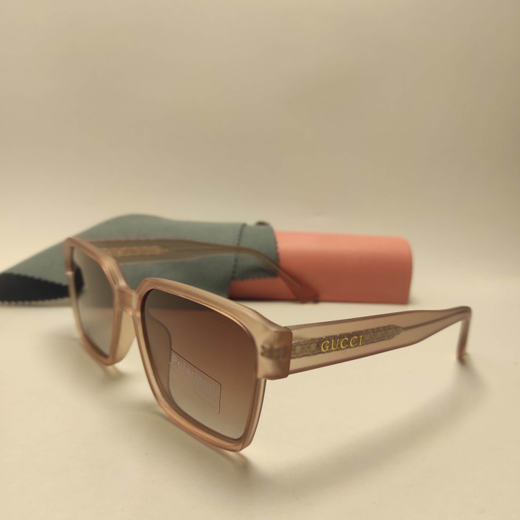 عینک آفتابی پلاریزه زنانه GUCCI کد 58212 به همراه پک لوازم جانبی