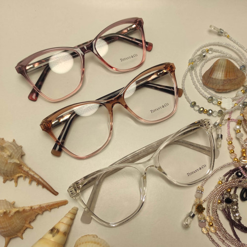 عینک طبی زنانه کائوچو اسیتیت برند TIFFANY کد 81903
