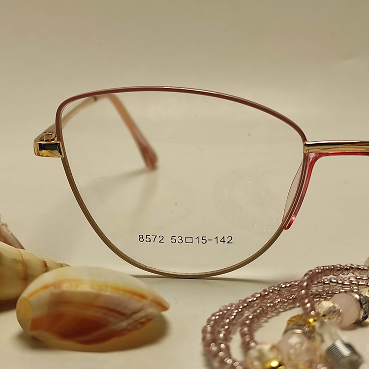 عینک طبی زنانه فلزی پد یک تیکه برند TIFFANY کد 8572