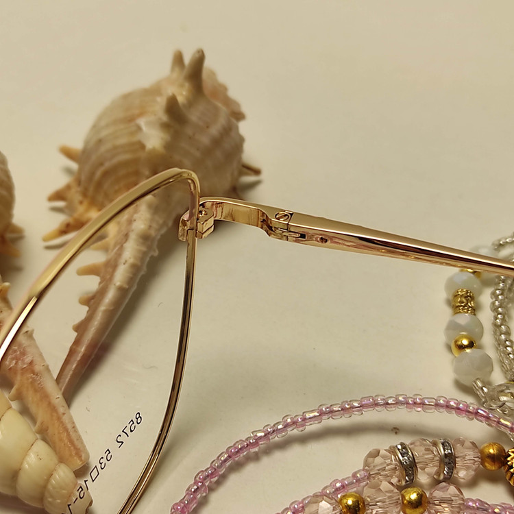 عینک طبی زنانه فلزی پد یک تیکه برند TIFFANY کد 8572