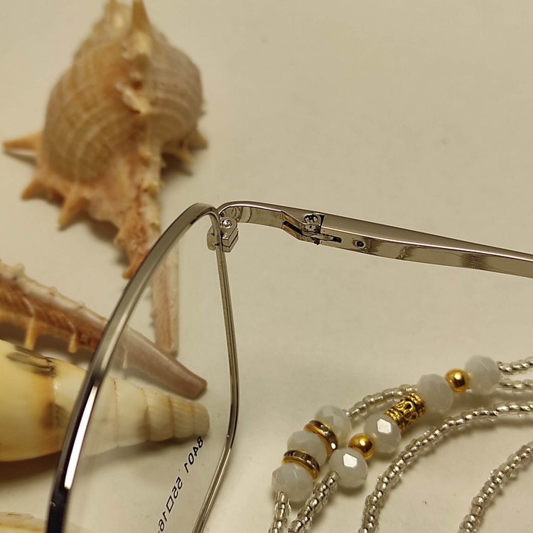 عینک طبی زنانه فلزی پد یک تیکه برند CARTIER کد 8401