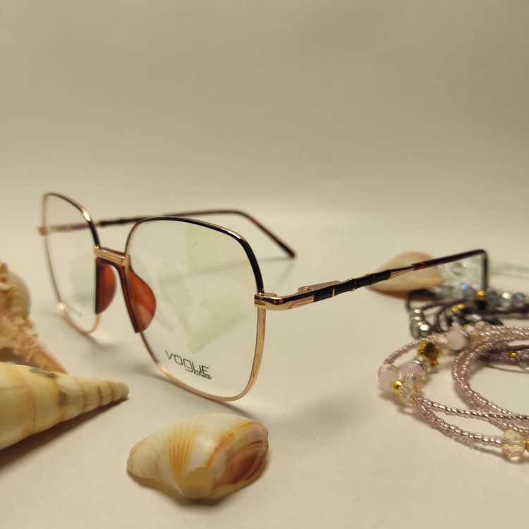 عینک طبی زنانه فلزی پد یک تیکه برند VOGUE کد 8824