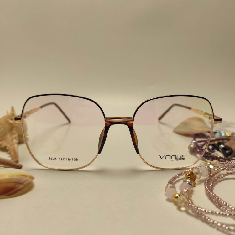 عینک طبی زنانه فلزی پد یک تیکه برند VOGUE کد 8824