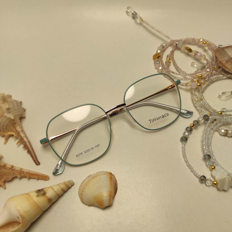 عینک طبی زنانه فلزی پد یک تیکه برند TEFFANY کد 8575