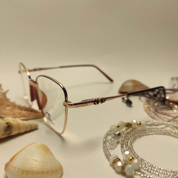 عینک طبی زنانه فلزی پد یک تیکه برند CHANEL کد8822