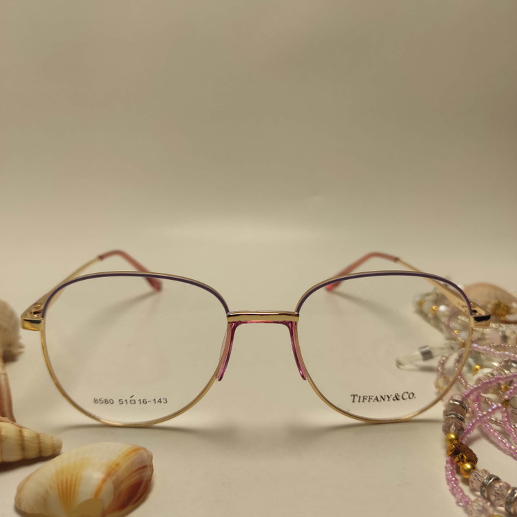 عینک طبی زنانه فلزی پد یک تیکه برند TIFFANY کد 8580
