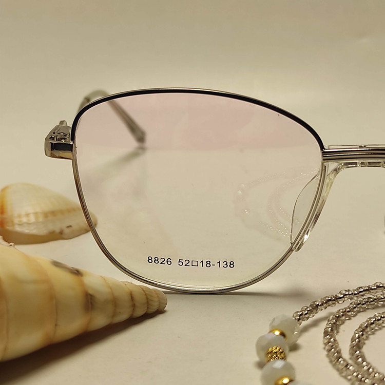 عینک طبی زنانه فلزی پد یک تیکه برند BVLGARI کد 8826