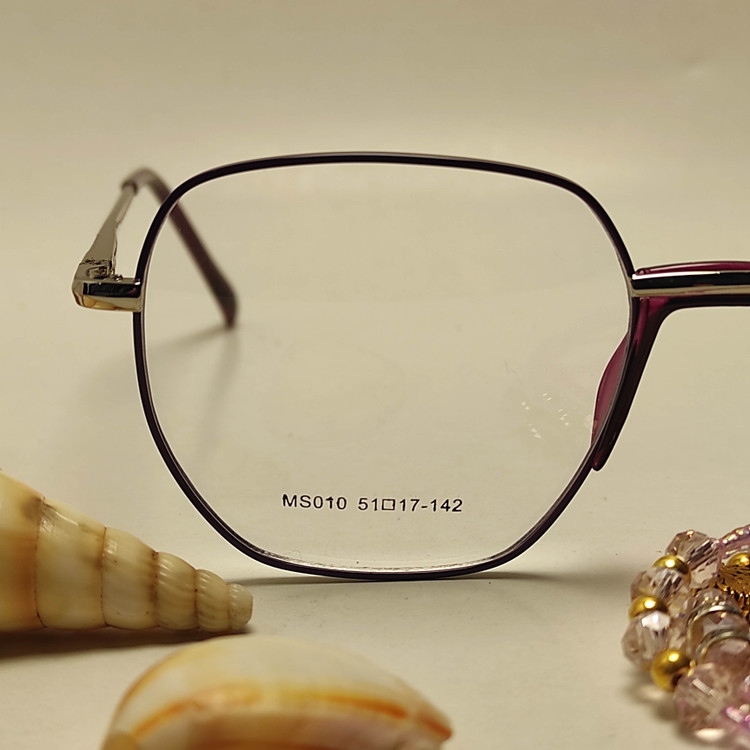 عینک طبیزنانه فلزی پد یک تیکه برند VERSACE کد 010