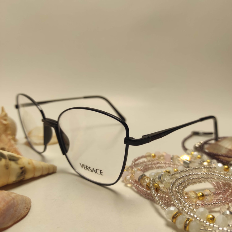 عینک طبی زنانه فلزی پد یک تیکه برند VERSACE کد 006