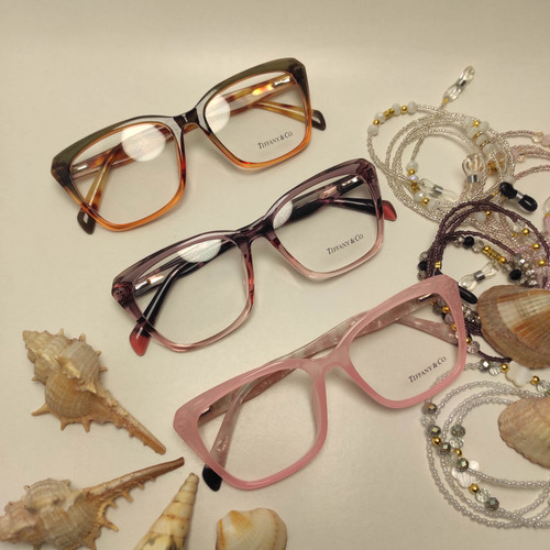 عینک طبی زنانه کائوچو اسیتیت برند TIFFANY کد 81902