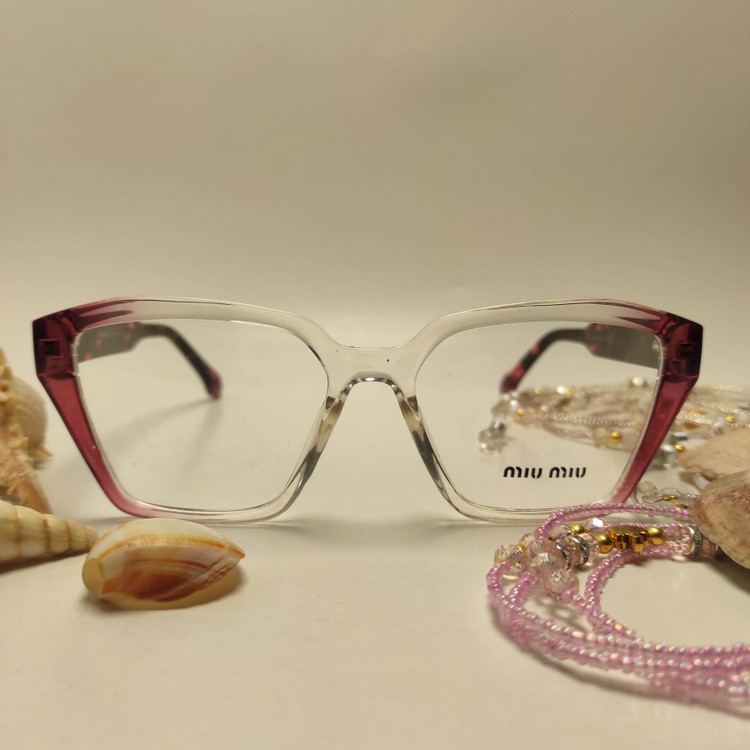 عینک طبی زنانه کائوچو اسیتیت برند MIU MIU کد 81901