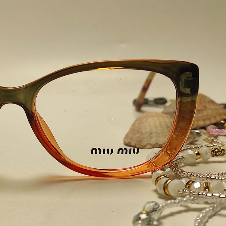 عینک طبی زنانه دسته سیم MIU MIU کد 81906