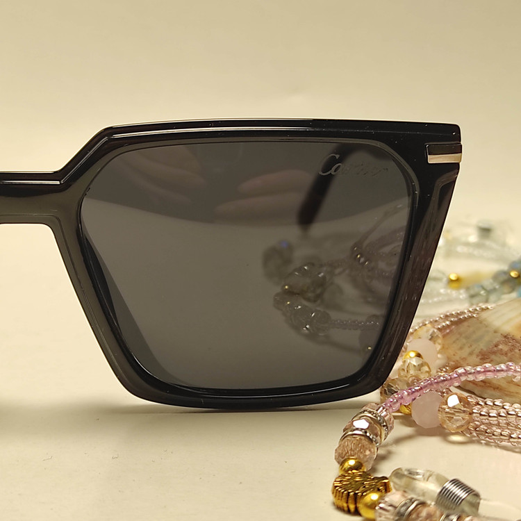 عینک آفتابی دسته چوب CARTIER مردانه کد 2523