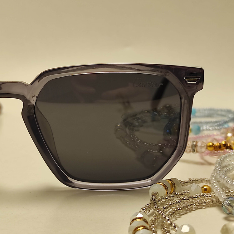 عینک آفتابی دسته چوب CARTIER کد 2508