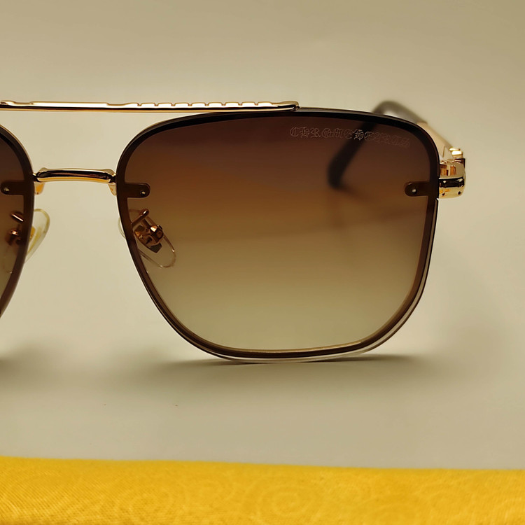 عینک آفتابی فلزی مردانه Chrome Hearts کد 24766