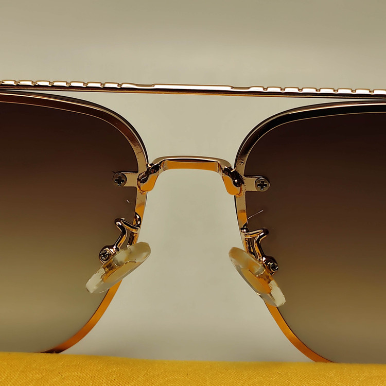 عینک آفتابی فلزی مردانه Chrome Hearts کد 24766