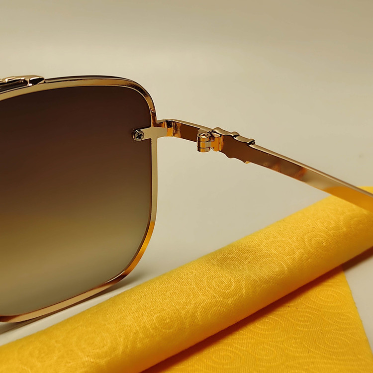 عینک آفتابی فلزی مردانه Chrome Hearts کد 24766