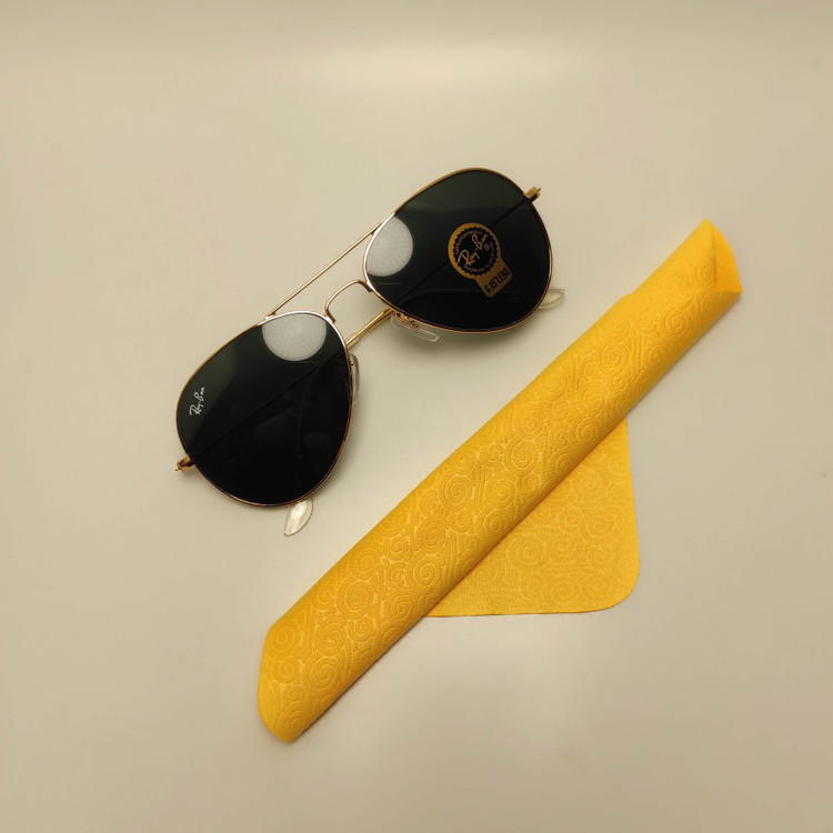 عینک مردانه فلزی ریبن شیشه ای خلبانی RAY BAN کد 3024