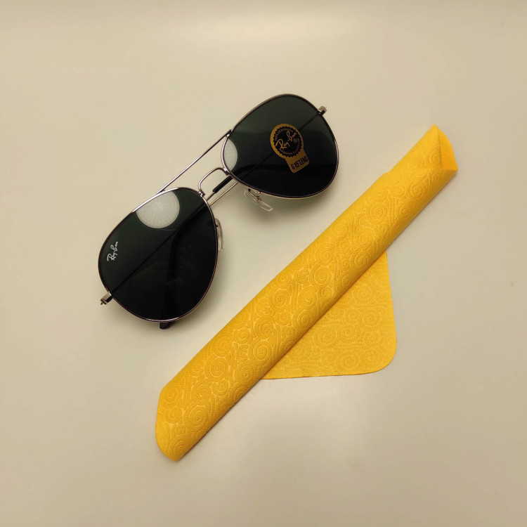 عینک مردانه فلزی ریبن شیشه ای خلبانی RAY BAN کد 3024