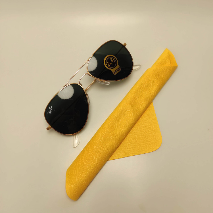 عینک آفتابی مردانه شیشه ای خلبانی RAY BAN کد ۳۰۲۵ سایز 58