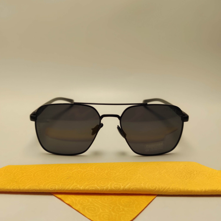 عینک آفتابی مردانه PRADA کد 24321 پلاریزه فلزی - PRADA - عینک آفتابی