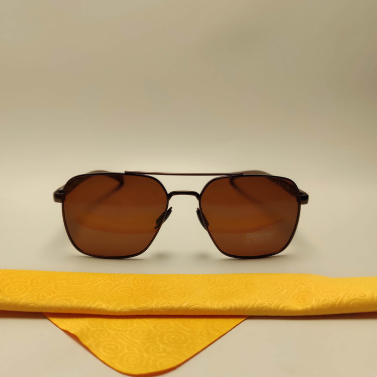 عینک آفتابی مردانه PRADA کد 24321 پلاریزه فلزی - PRADA - عینک آفتابی