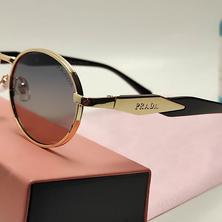عینک آفتابی فانتزی زنانه باریک PRADA کد 3173 - PRADA - عینک آفتابی