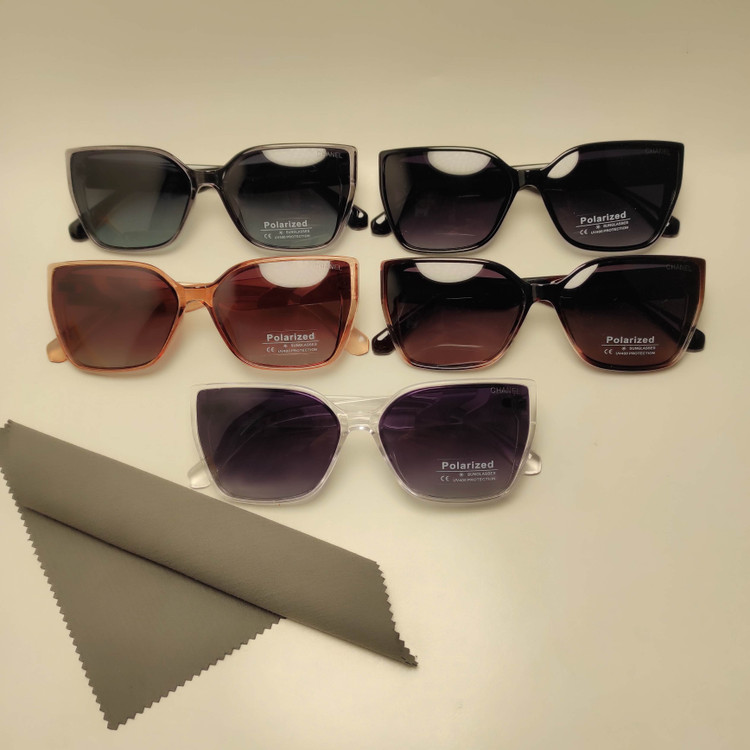 عینک آفتابی کائوچو زنانه چنل Chanel کد 88088 - CHANEL - آفتابی زنانه پلاریزه