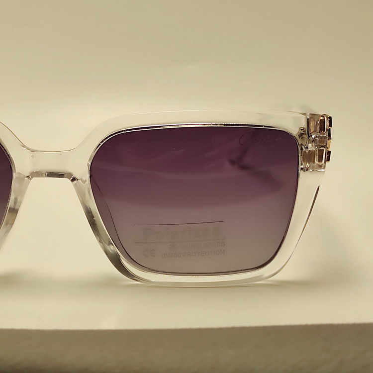 عینک آفتابی کائوچو زنانه کارتیر Cartier کد 88110 - CARTIER - آفتابی زنانه پلاریزه