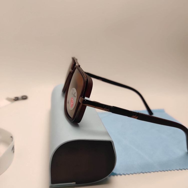 عکس محصول عینک آفتابی مردانه فلزی پلاریزه ریبن Ray Ban کد 7995