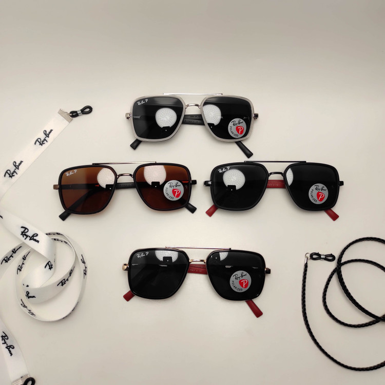 عکس محصول عینک آفتابی مردانه فلزی پلاریزه ریبن Ray Ban کد 7995