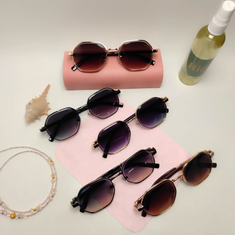 عکس محصول عینک افتابی زنانه فلزی فانتزی cartier 2703