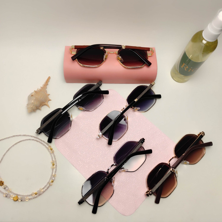 عکس محصول عینک افتابی زنانه فلزی فانتزی cartier 2703