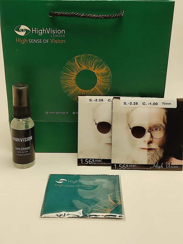 عکس محصول عدسی فتوکرومیک ترانزیشن 1.56 هایویژن High Vision