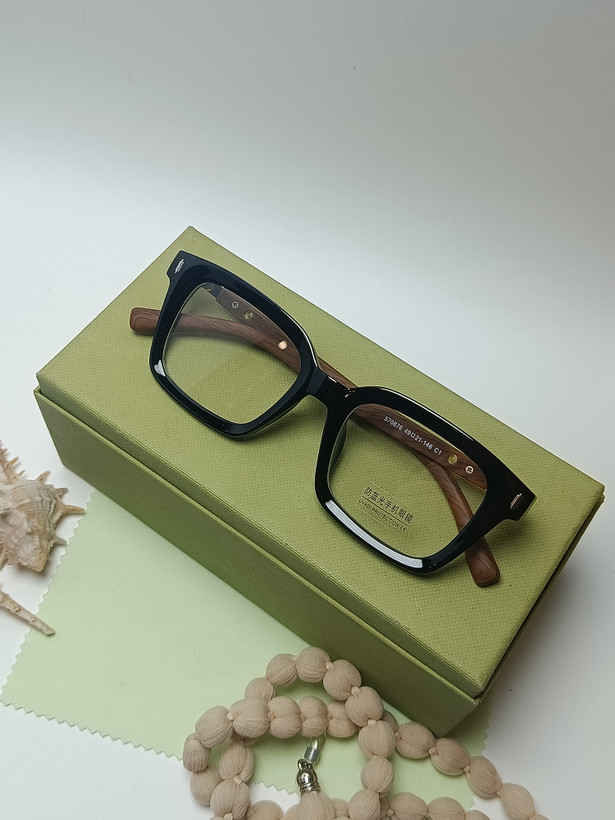 عینک طبی کائوچو بلوکات دسته چوب 570876