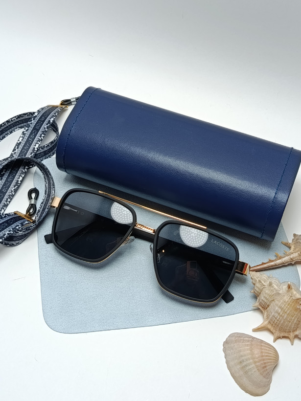 عینک آفتابی فلزی مردانه یووی 400 LACOSTE کد 2591s