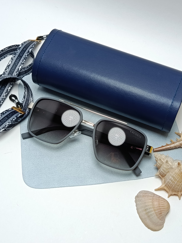 عینک آفتابی فلزی مردانه یووی 400 LACOSTE کد 2591s