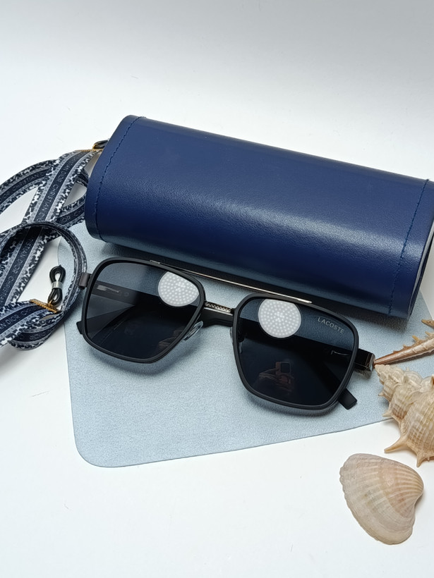 عینک آفتابی فلزی مردانه یووی 400 LACOSTE کد 2591s