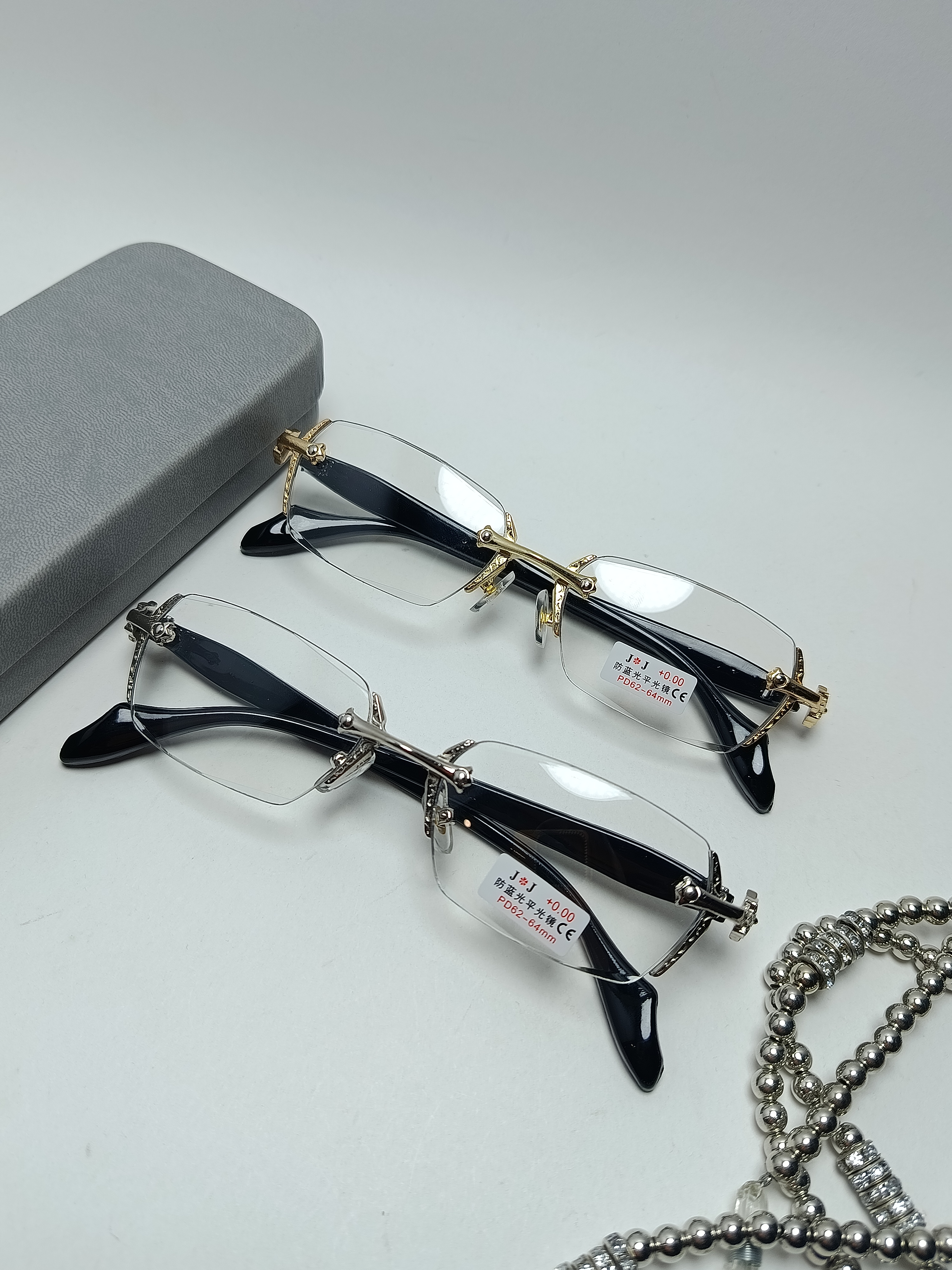 عینک فریم لس کروم هارتزChrome Hearts